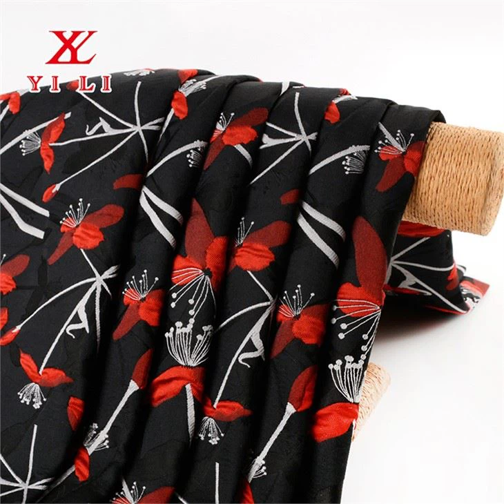 아크릴 자카드 천 직물