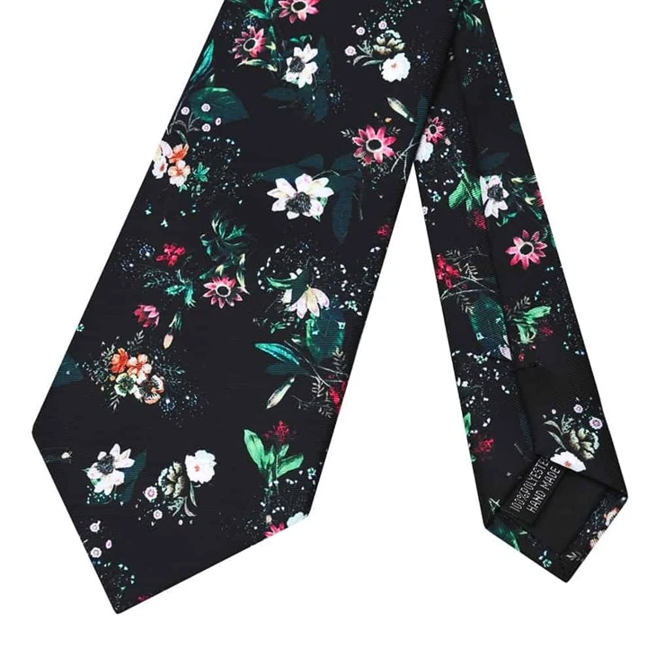 Blue Floral Tie